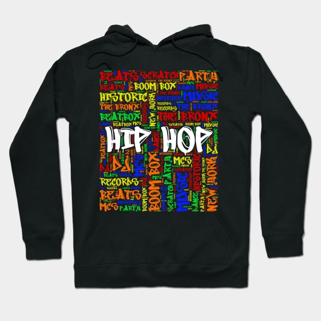 Hip Hop 50th Anniversary Tribute Hoodie by blackartmattersshop